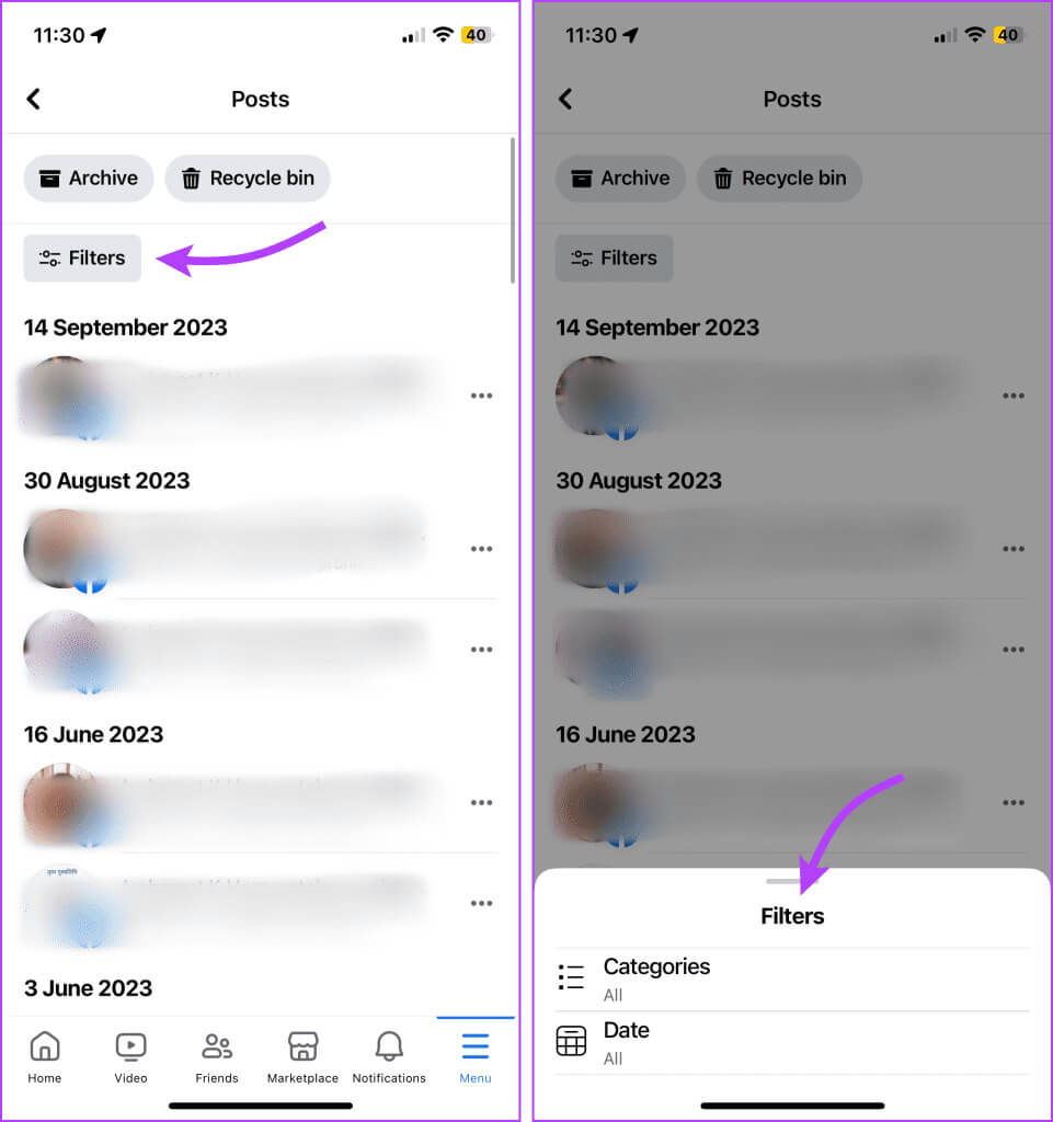 Change-Audience-for-All-or-Some-Posts-via-the-Facebook-App-2-961x1024-1 كيفية إخفاء جميع المنشورات على Facebook عن الجمهور أو الأصدقاء