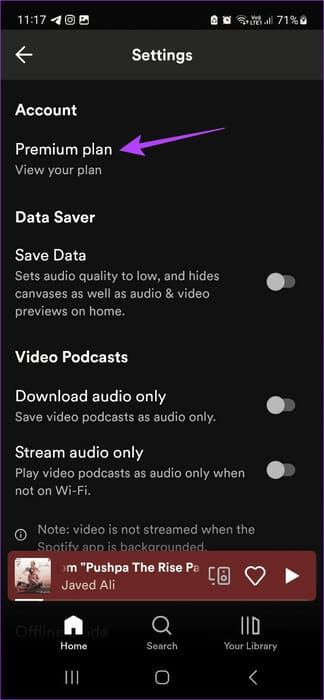 Check-Your-Spotify-Plan 10 طرق لإصلاح عدم عمل أو عدم توفر Spotify Jam