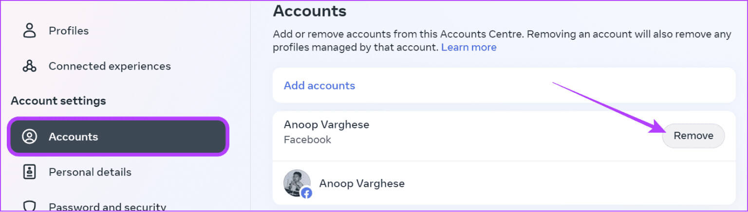 Choose-accounts-and-then-select-Remove-next-to-the-account-you-want-to-remove-1536x436-1 كيفية إلغاء ربط Instagram من Facebook
