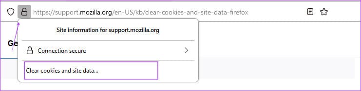 Clear-data-on-Chrome أهم 7 إصلاحات لخطأ Err_Cache_Miss على Google Chrome وFirefox