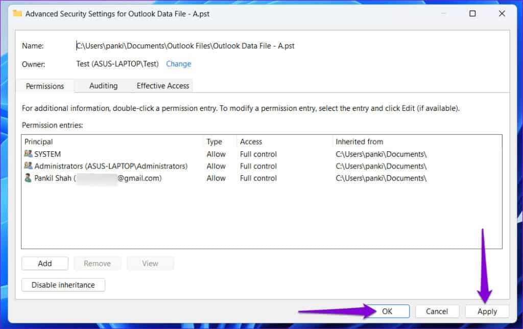 Confirm-Change-Default-Outlook-Data-File-1-1024x644-1 أفضل 5 طرق لإصلاح خطأ لا يمكن الوصول إلى ملف بيانات Outlook على Windows