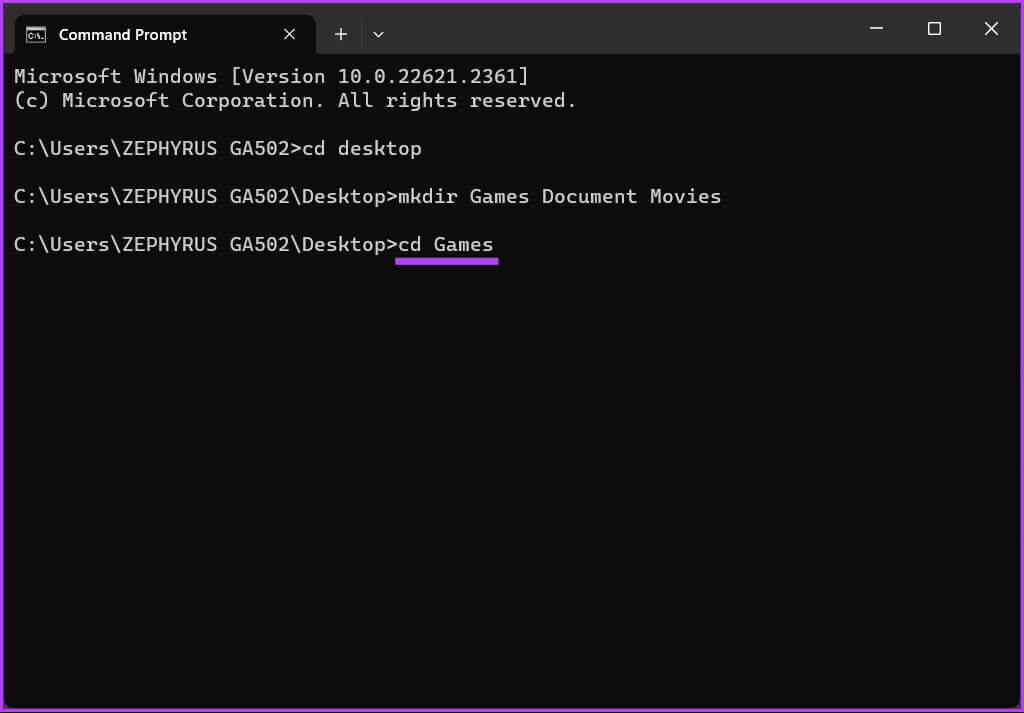 Create-a-Folder-or-File-from-Windows-Command-Prompt_10 كيفية إنشاء مجلد أو ملف باستخدام موجه أوامر Windows
