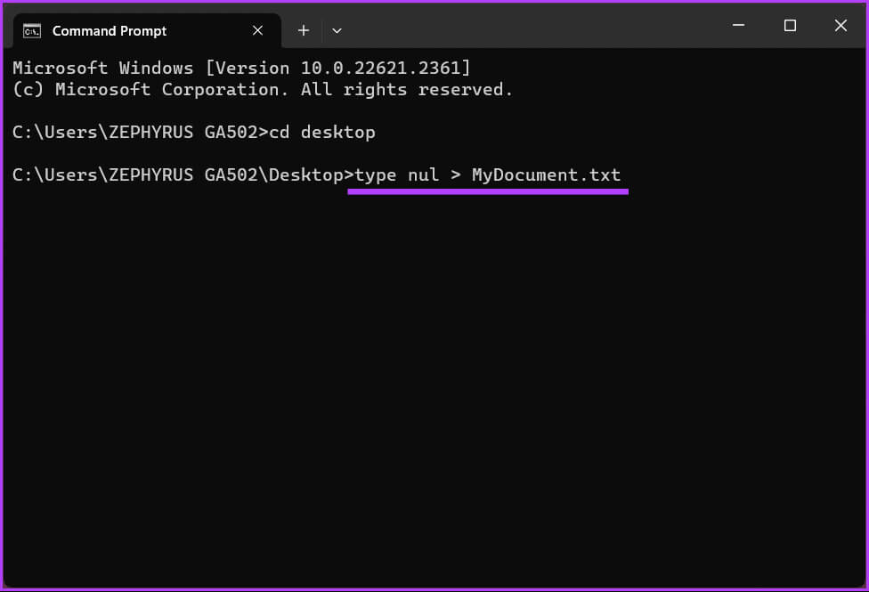 Create-a-Folder-or-File-from-Windows-Command-Prompt_3 كيفية إنشاء مجلد أو ملف باستخدام موجه أوامر Windows
