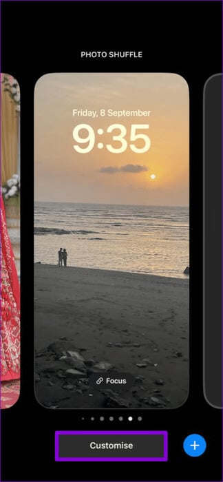 Customize-Lock-Screen-on-iPhone-474x1024-1 أفضل 6 إصلاحات لعدم عمل التبديل العشوائي للصور على شاشة القفل على iPhone
