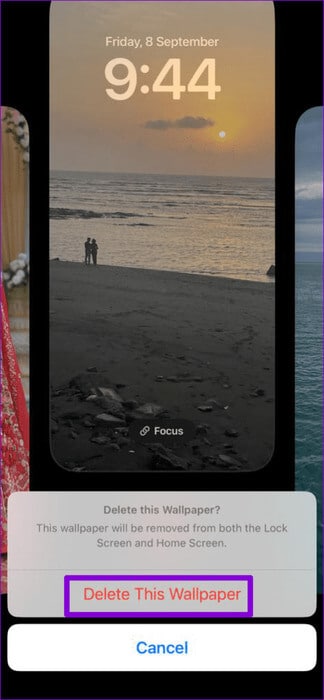 Delete-Lock-Screen-Wallpaper-on-iPhone-474x1024-1 أفضل 6 إصلاحات لعدم عمل التبديل العشوائي للصور على شاشة القفل على iPhone