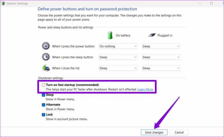 Disable-Fast-Startup-from-Control-Panel-1-768x470-1 أفضل 6 طرق لإصلاح عدم إيقاف تشغيل جهاز الكمبيوتر بعد إيقاف التشغيل على Windows