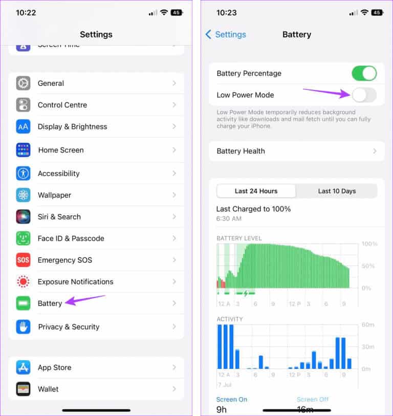 Disable-Low-Power-Mode-3-768x813-1 9 طرق لإصلاح عدم عمل او استمرار تعطل تطبيق Threads