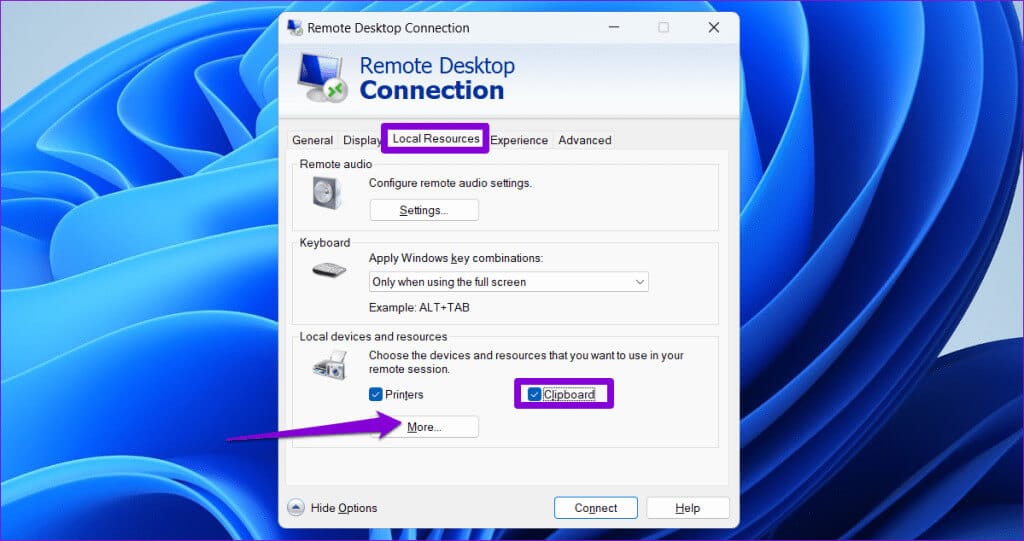 Enable-Clipboard-in-Remote-Desktop-Session-on-Windows-1024x541-1 5 إصلاحات لعدم عمل النسخ واللصق لسطح المكتب البعيد على Windows