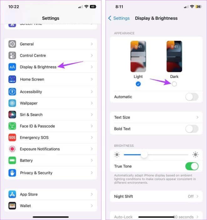 Enable-Dark-Mode-on-iPhone-3-e1696882586469 كيفية تشغيل Slack Dark Mode على أي جهاز