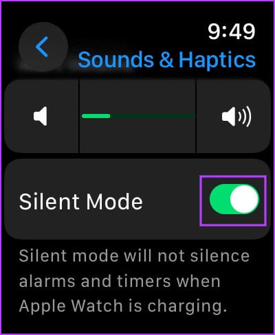 Enable-Silent-Mode كيفية ضبط المنبه على Apple Watch