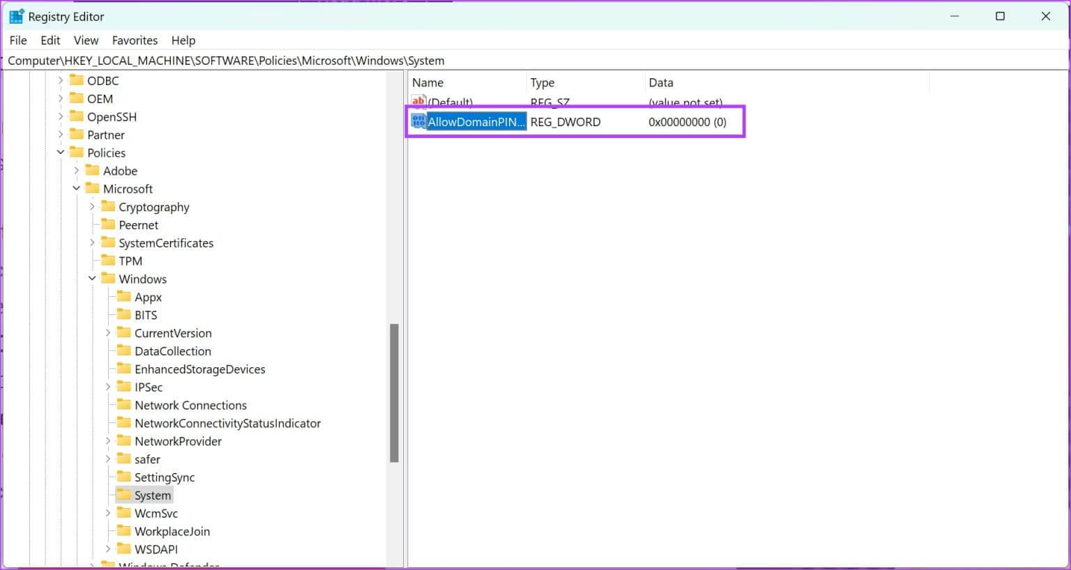 Enter-New-Name-1536x818-1 11 إصلاح لعدم توفر أو عدم عمل خيار Windows Hello Fingerprint