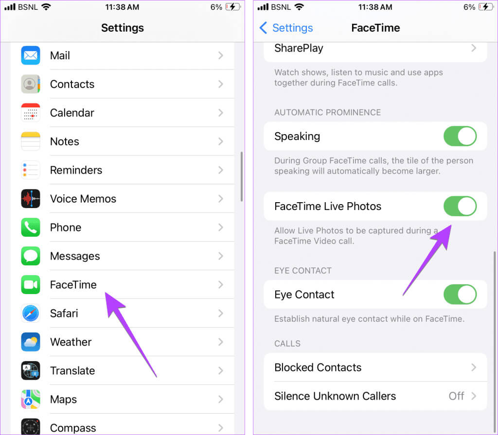 Facetime-live-photos-enable-iphone-1024x895-1 ماذا يعني يجب تمكين صور FaceTime على كلا الجهازين