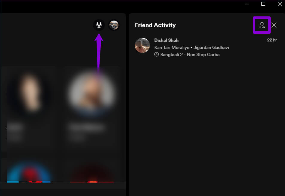 Follow-a-Friend-on-Spotify أفضل 7 إصلاحات لعدم عرض Spotify لنشاط الأصدقاء