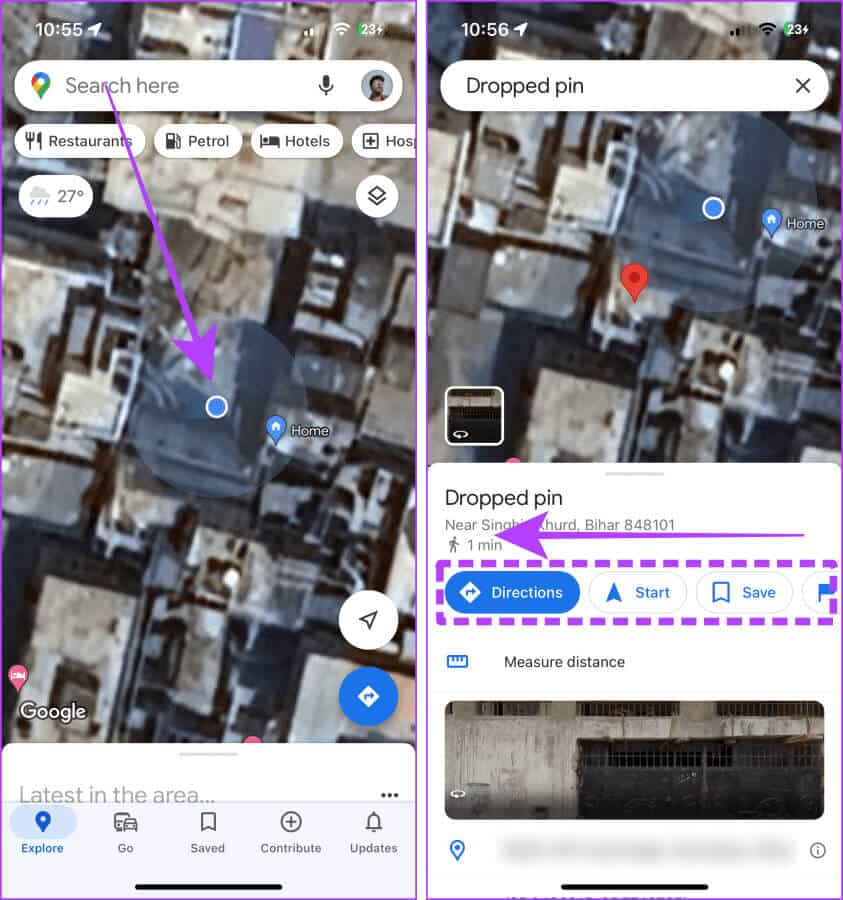 Google-Maps-Homepage 5 طرق لمشاركة الموقع من iPhone إلى Android والعكس