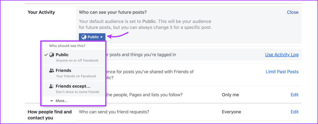 كيفية إخفاء جميع المنشورات على Facebook عن الجمهور أو الأصدقاء - %categories