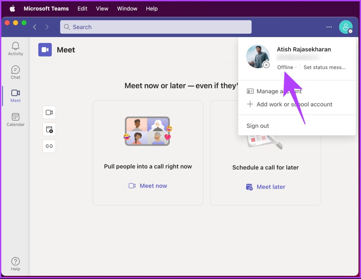 How-to-Keep-Microsoft-Teams-Status-Green-All-the-Time_24-1536x1186-1 4 طرق لإصلاح استمرار Microsoft Teams في الظهور بعيدًا