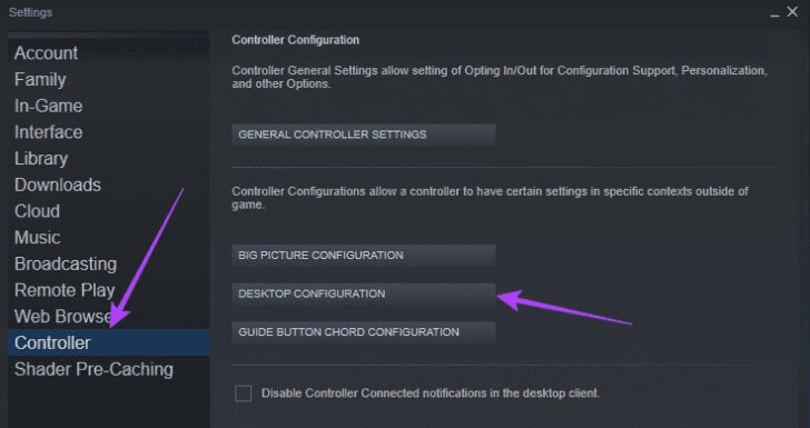 Open-Desktop-configuration-728x385-1 أفضل 7 إصلاحات لعمل وحدة التحكم في الألعاب مثل الماوس على Windows 11