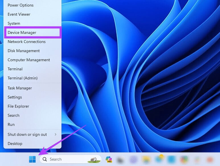 Open-Device-Manager-10 أفضل 7 إصلاحات لمشكلة شاشة الموت الزرقاء في وضع غير نشط على Windows 11