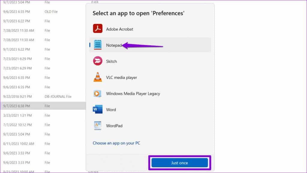 Open-File-in-Notepad-on-Windows-1024x578-1 أفضل 6 طرق للتخلص من رسالة "لم يتم إغلاق Chrome بشكل صحيح"