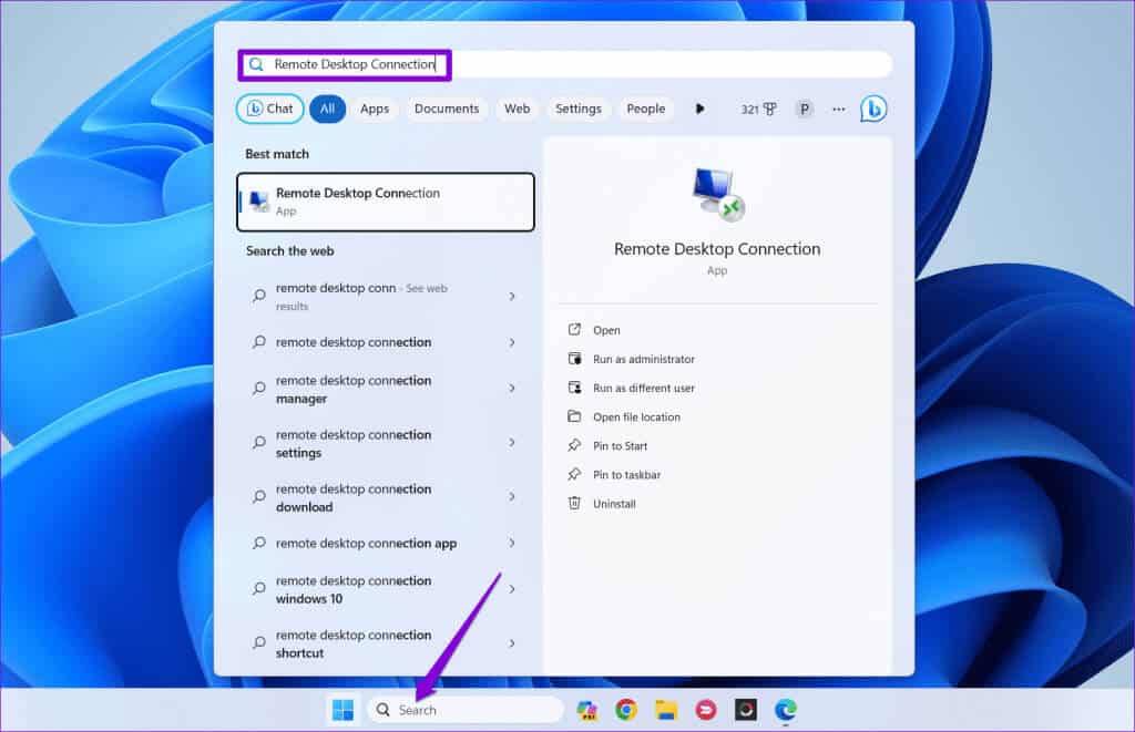Open-Remote-Desktop-Connection-on-Windows-1024x661-1 5 إصلاحات لعدم عمل النسخ واللصق لسطح المكتب البعيد على Windows