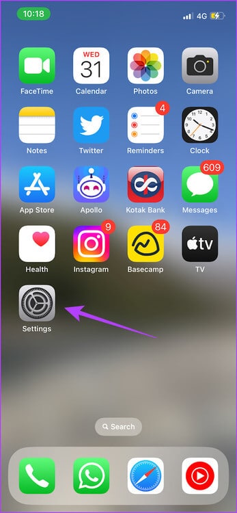 Open-Settings-App كيفية تعطيل وقت التوقف على Apple Watch