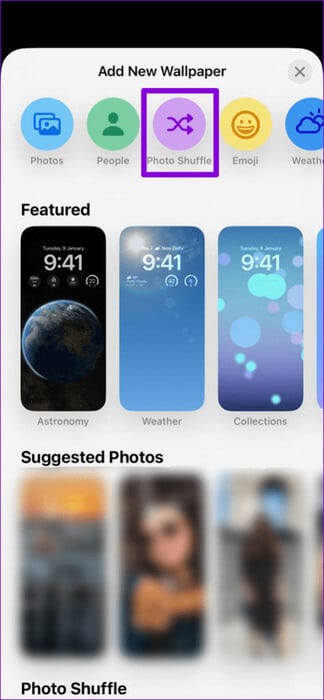 Photo-Shuffle-on-iPhone-1-474x1024-1 أفضل 6 إصلاحات لعدم عمل التبديل العشوائي للصور على شاشة القفل على iPhone