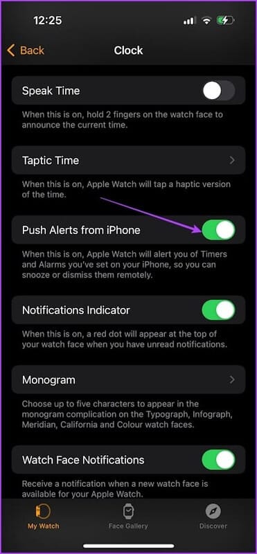 Push-Alerts-from-iPhone كيفية ضبط المنبه على Apple Watch