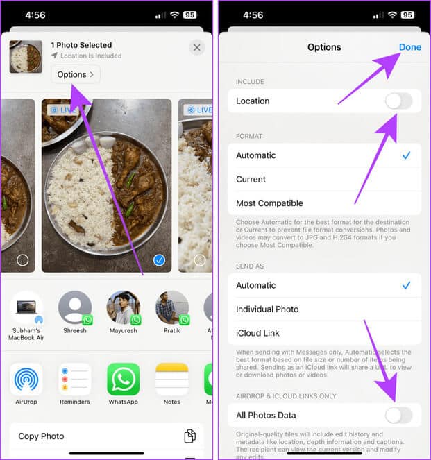 Remove-Location-Detail-from-Photo-iPhone 5 نصائح نهائية لجعل هاتف iPhone أكثر أمانًا