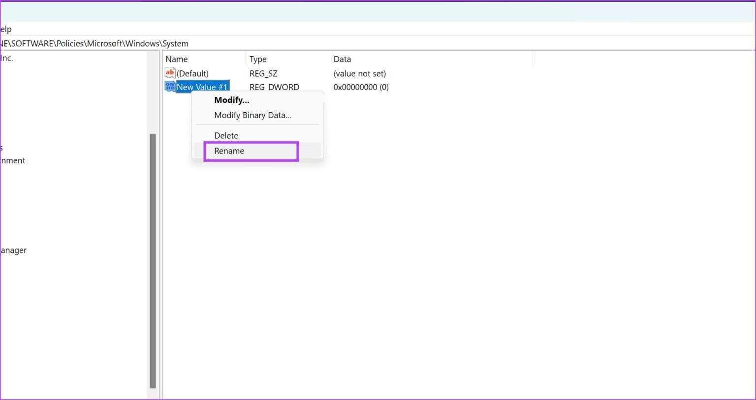 Rename-1-1536x813-1 11 إصلاح لعدم توفر أو عدم عمل خيار Windows Hello Fingerprint