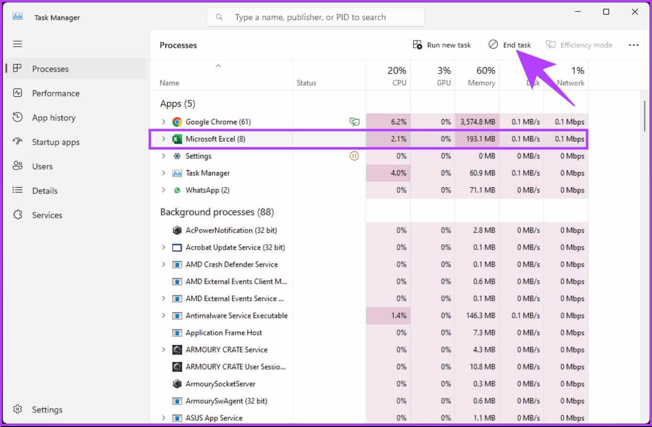 Scrollbar-Not-Working-in-Excel_18 9 طرق لإصلاح عدم عمل شريط التمرير في Excel