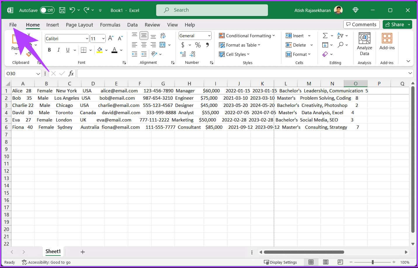 Scrollbar-Not-Working-in-Excel_28 9 طرق لإصلاح عدم عمل شريط التمرير في Excel