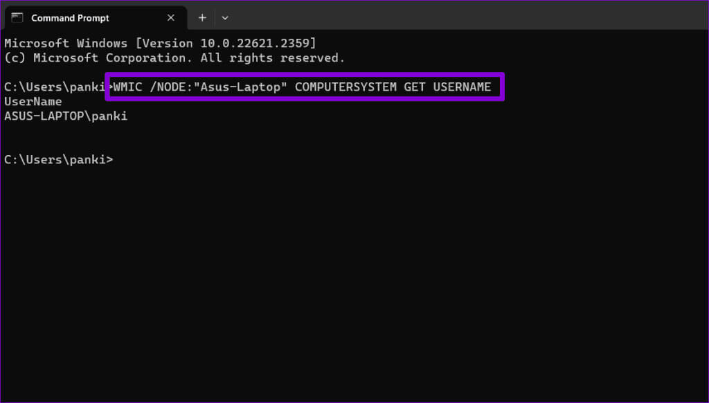 See-Signed-In-Users-in-Command-Prompt-1024x582-1 كيفية معرفة من المتصل حاليًا بحاسوبك الذي يعمل بنظام Windows