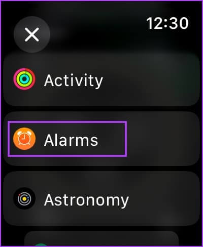Select-Alarms كيفية ضبط المنبه على Apple Watch