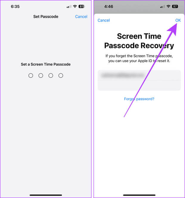 Set-Screen-Time-Passcode 5 نصائح نهائية لجعل هاتف iPhone أكثر أمانًا