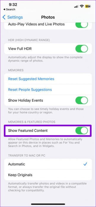 Show-Featured-Content-on-iPhone-474x1024-1 أفضل 6 إصلاحات لعدم عمل التبديل العشوائي للصور على شاشة القفل على iPhone