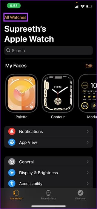 Tap-on-All-Watches-3 11 طريقة لإصلاح عدم قراءة Apple Watch لمعدل ضربات القلب