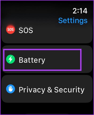 Tap-on-Battery-1-1 11 طريقة لإصلاح عدم قراءة Apple Watch لمعدل ضربات القلب