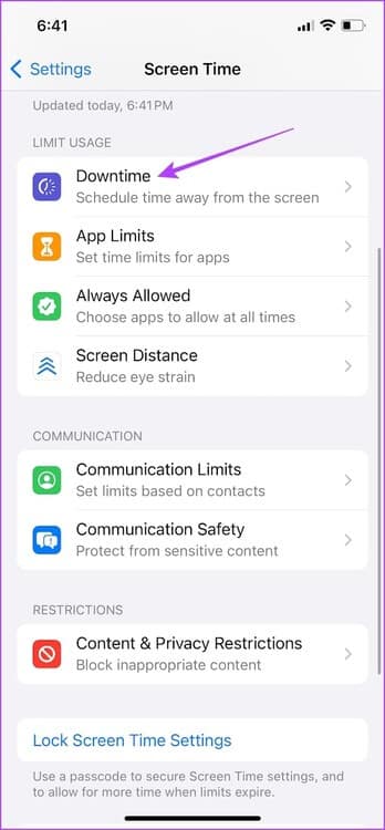 Tap-on-Donwtime كيفية تعطيل وقت التوقف على Apple Watch