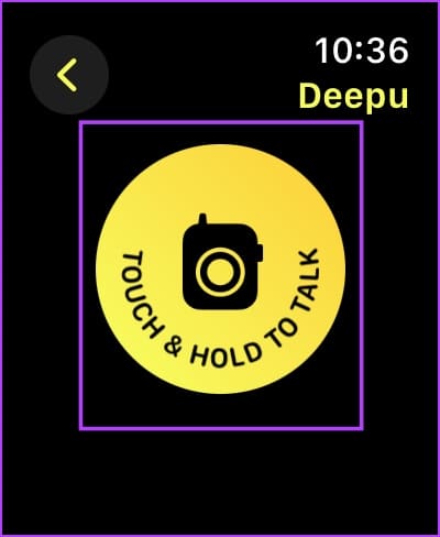 Touch-and-Hold كيفية استخدام Walkie-Talkie على Apple Watch