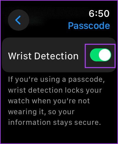 Turn-Off-Wrist-Detection 11 طريقة لإصلاح عدم قراءة Apple Watch لمعدل ضربات القلب