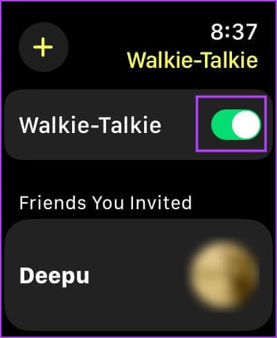 Turn-On-Toggle-for-Walkie-Talkie كيفية استخدام Walkie-Talkie على Apple Watch