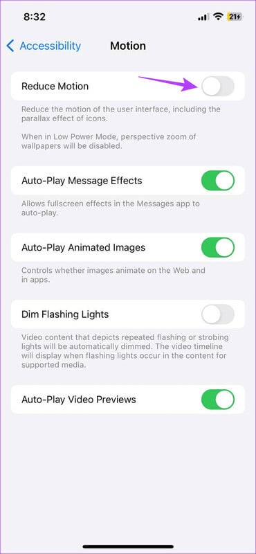 Turn-toggle-on-1 8 إصلاحات لعدم عمل أو اختفاء ملفات GIF على iPhone