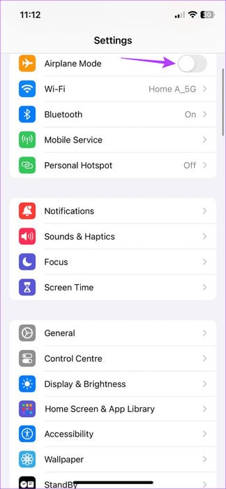 Turn-toggle-on-3 ما هو وضع الطيران على هاتفك وكيفية تمكينه أو تعطيله