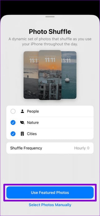 Use-Featured-Photos-for-iPhone-Lock-Screen-474x1024-1 أفضل 6 إصلاحات لعدم عمل التبديل العشوائي للصور على شاشة القفل على iPhone
