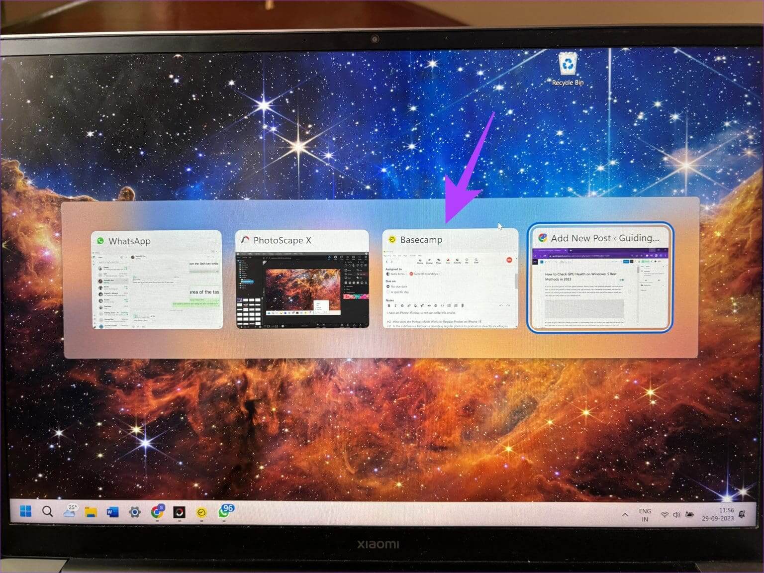 Windows-bring-on-screen-7-1536x1152-1 6 طرق للحصول على نافذة خارج الشاشة الخلفية على الشاشة على Windows