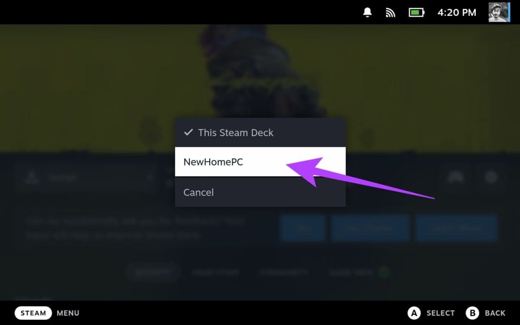 Your-gaming-PC-should-also-show-up-here-1024x640-1 اللعب عن بعد في Steam Deck: قم ببث الكمبيوتر الشخصي أو PS5 إلى Steam Deck