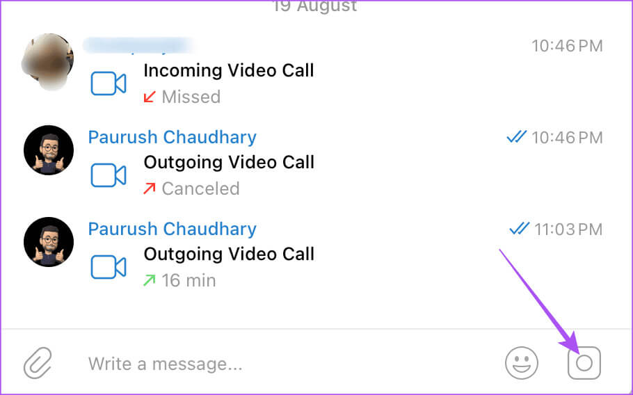 camera-icon-telegram-chat-desktop كيفية إرسال رسائل فيديو على Telegram