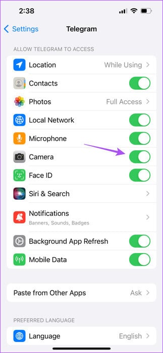 camera-permission-telegram-iphone-473x1024-1 كيفية إرسال رسائل فيديو على Telegram