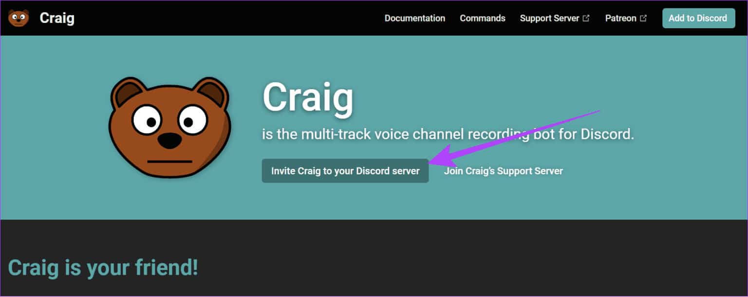choose-invite-craig-to-your-discord-server-1536x610-1 كيفية تسجيل مكالمات Discord على جهاز الكمبيوتر والهاتف المحمول