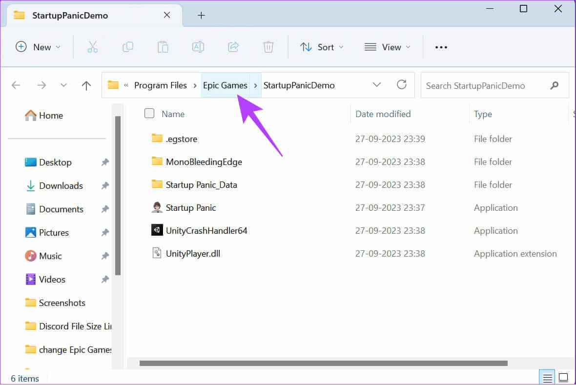 choose-the-folder-prior-to-the-game-folder كيفية تغيير موقع تثبيت Epic Games على Windows